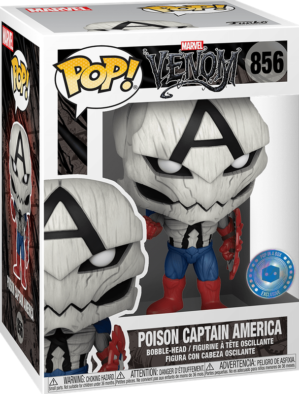 Funko Pop Marvel Venom : Poison Captain America PIAB 856