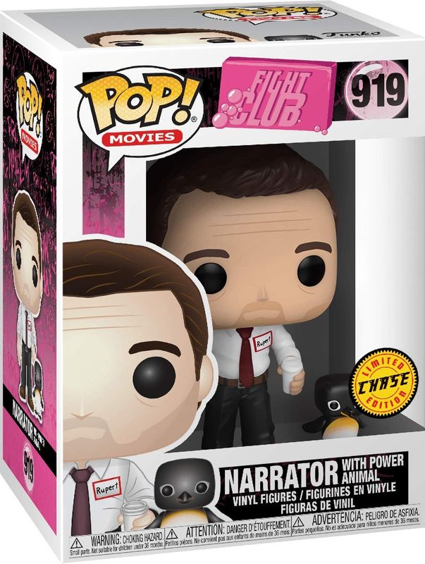 Funko Pop Fight Club : Narrator With Power Animal 919 (Chase)