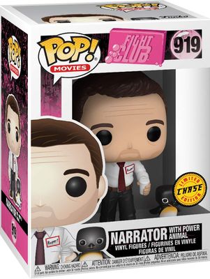 Funko Pop Fight Club : Narrator With Power Animal 919 (Chase)