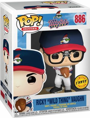 Funko Pop Major League : Ricky ''Wild Thing'' Vaughn 886 (Chase)