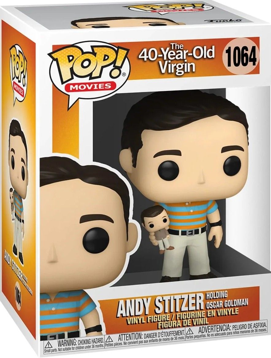 Funko Pop The 40 Year-Old Virgin : Stitzer Holding Oscar Goldman 1064