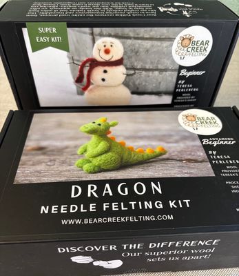 Needle Felting Kit Bear Creek--DISC