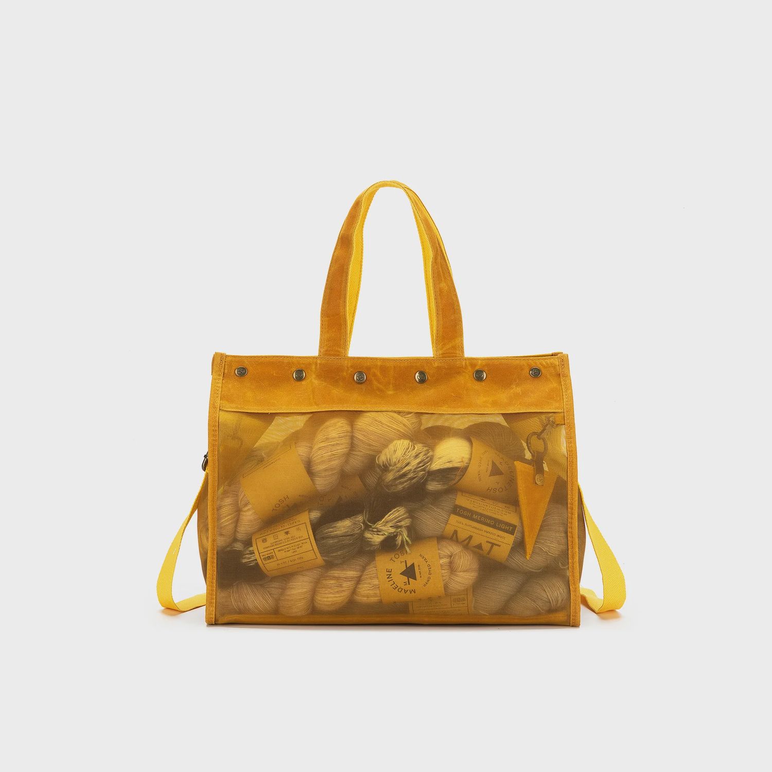 Maker&#39;s Mesh Tote, Color: Mustard