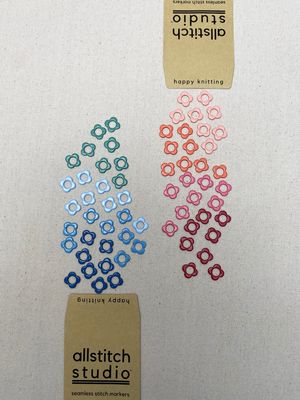 Flower Ring Stitch Markers