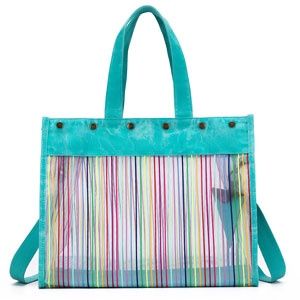 Maker&#39;s Mesh Tote-Rainbow