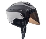 Supair Visor Helmet, Color: BLACK/GREY, Size: S