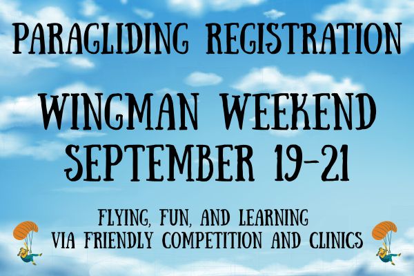 PARAGLIDING REGISTRATION WINGMAN WEEKEND 2025
