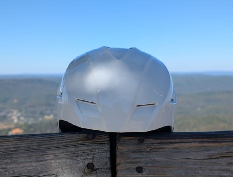 Charly Loop Paragliding Helmet  Glossy White Small, Pre-Owned # 5698