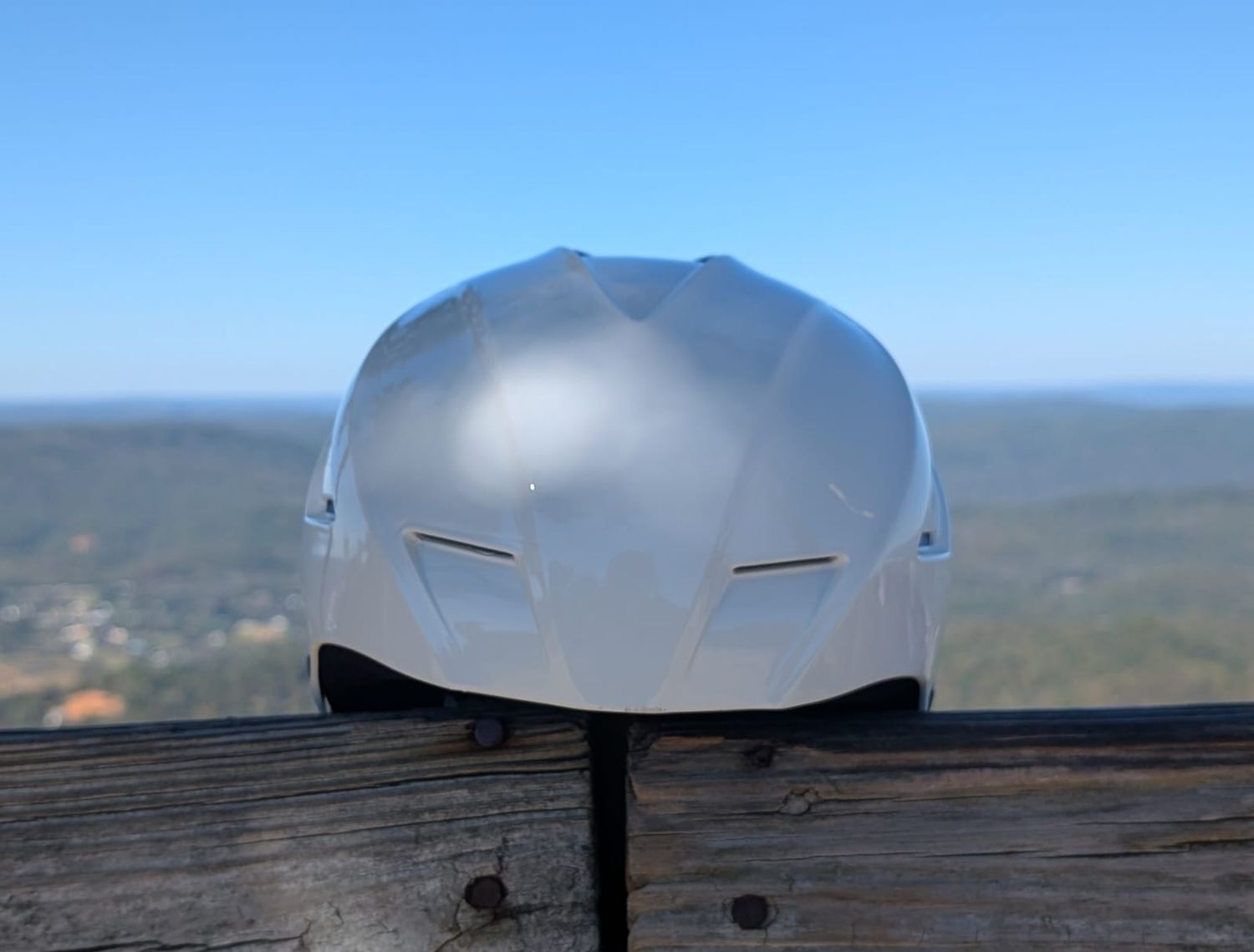 Charly Loop Paragliding Helmet  Glossy White Small, Pre-Owned # 5698 Charly Loop Paragliding Helmet  Glossy White Small, Pre-Owned # 5698
