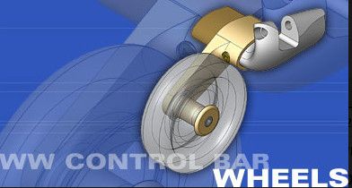 Wills Wing Manufactured Retro Kit Alum Streamline Wheels, PAIR