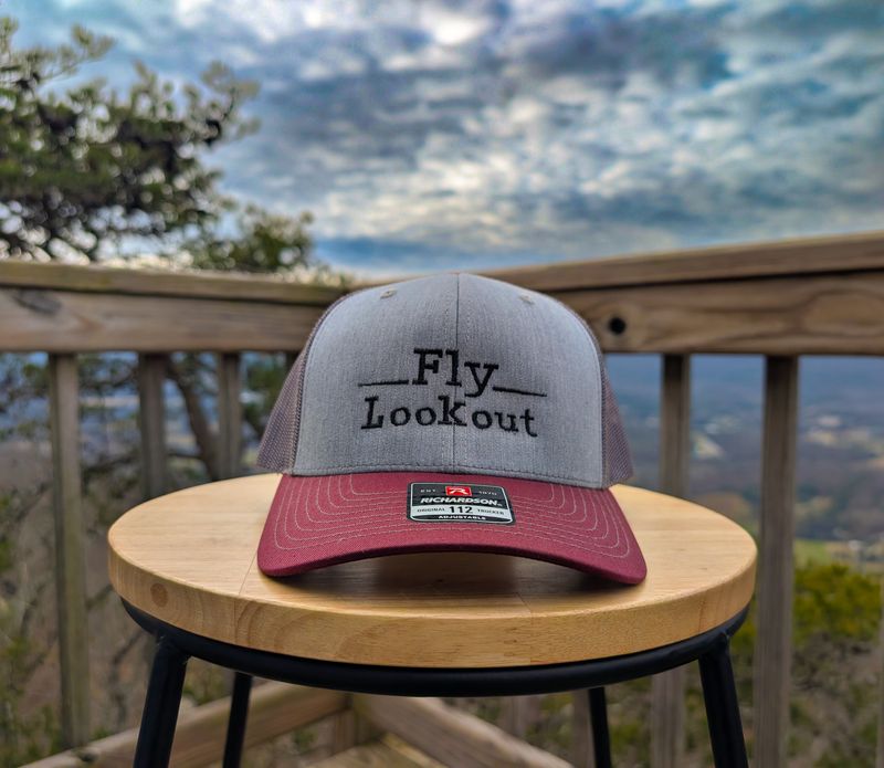 Snapback Trucker Cap Grey/Burgundy