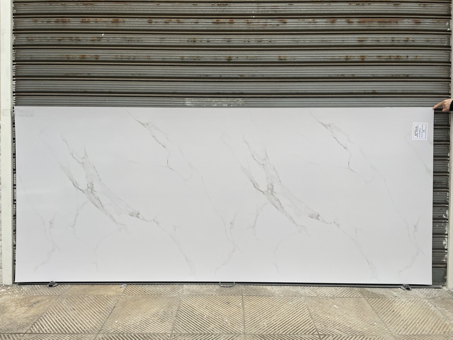 LUXOR PANEL - ECOWOOD BOARD 122cm X 2.90m LIGHT CARRARA