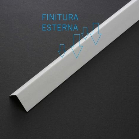 PROFILO ANGOLARE LINEAR L (finitura esterna) 25*25*290cm
