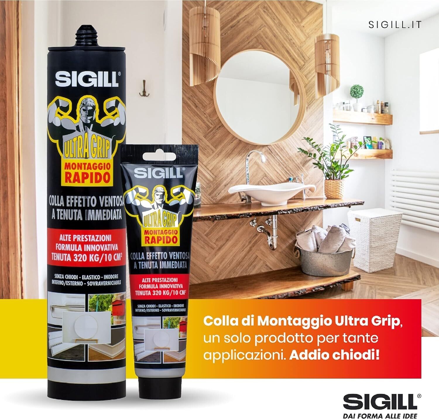 COLLA STRUTTURALE - SIGILL ultra grip montaggio rapido