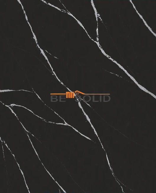 GRANDE LASTRA - RESIN BOARD 1,22X2,80M - CARRARA BLACK R011 - EXTRA LUCIDO