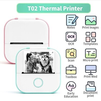 Phomemo T02 Mini Portable Thermal Printer