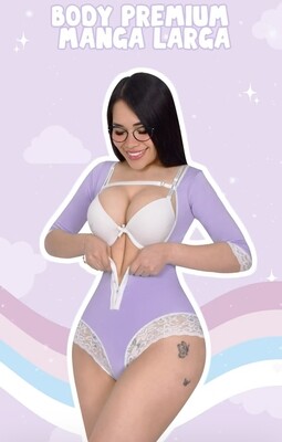 Body Premium Manga Larga