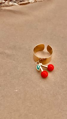 Bague cerise