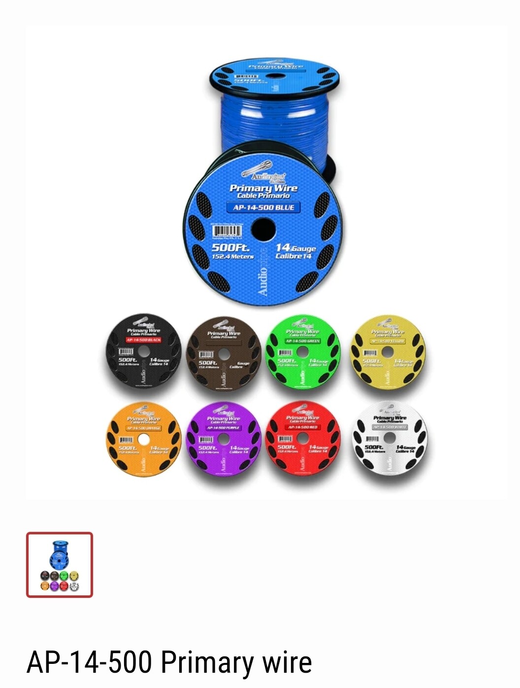 AUDIOPIPE
PRIMARY WIRE