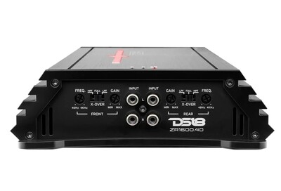 DS18 ZR1600.4D ZR CLASS D 4-CHANNEL STEREO FULL RANGE AMPLIFIER 4×400 4-OHMS WATTS RMS