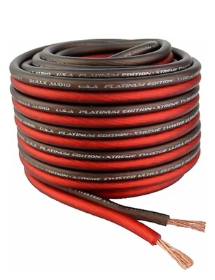 BULLZ AUDIO 10GUAGE 100FT PLATINUM SPEAKER CABLE