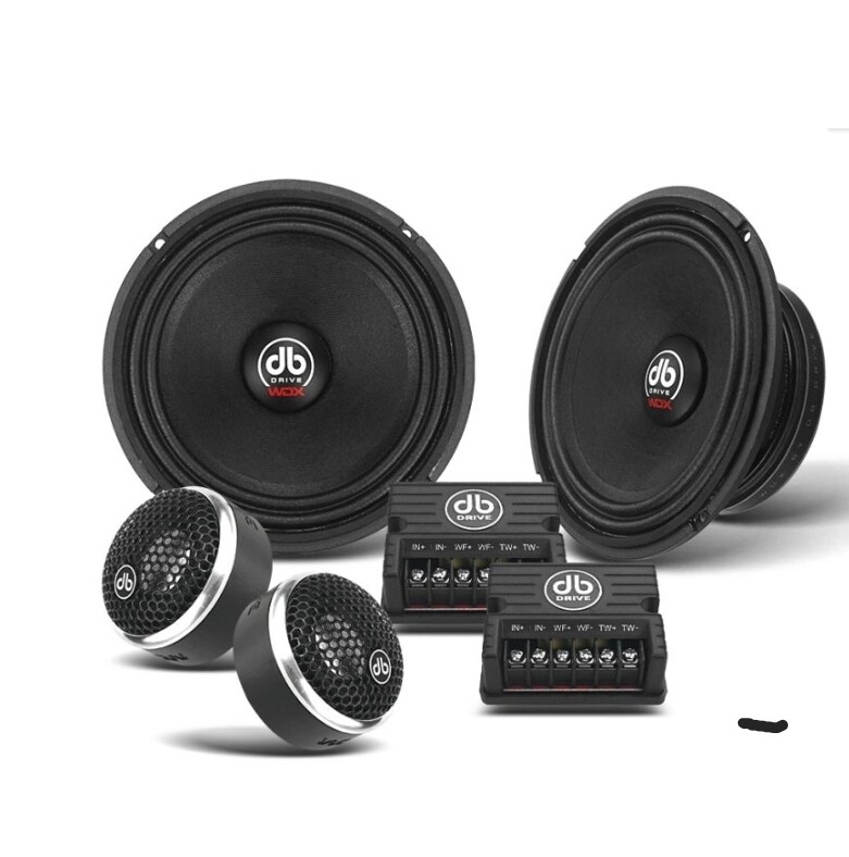 DB DRIVE High Efficiency Component System
6.5″ Component Loudspeakers