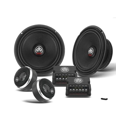 DB DRIVE High Efficiency Component System
6.5″ Component Loudspeakers