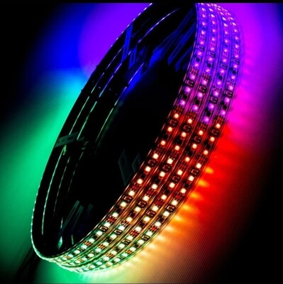 FLOW SERIES RGB CHASING LED WHEEL RINGS LIGHTS KIT