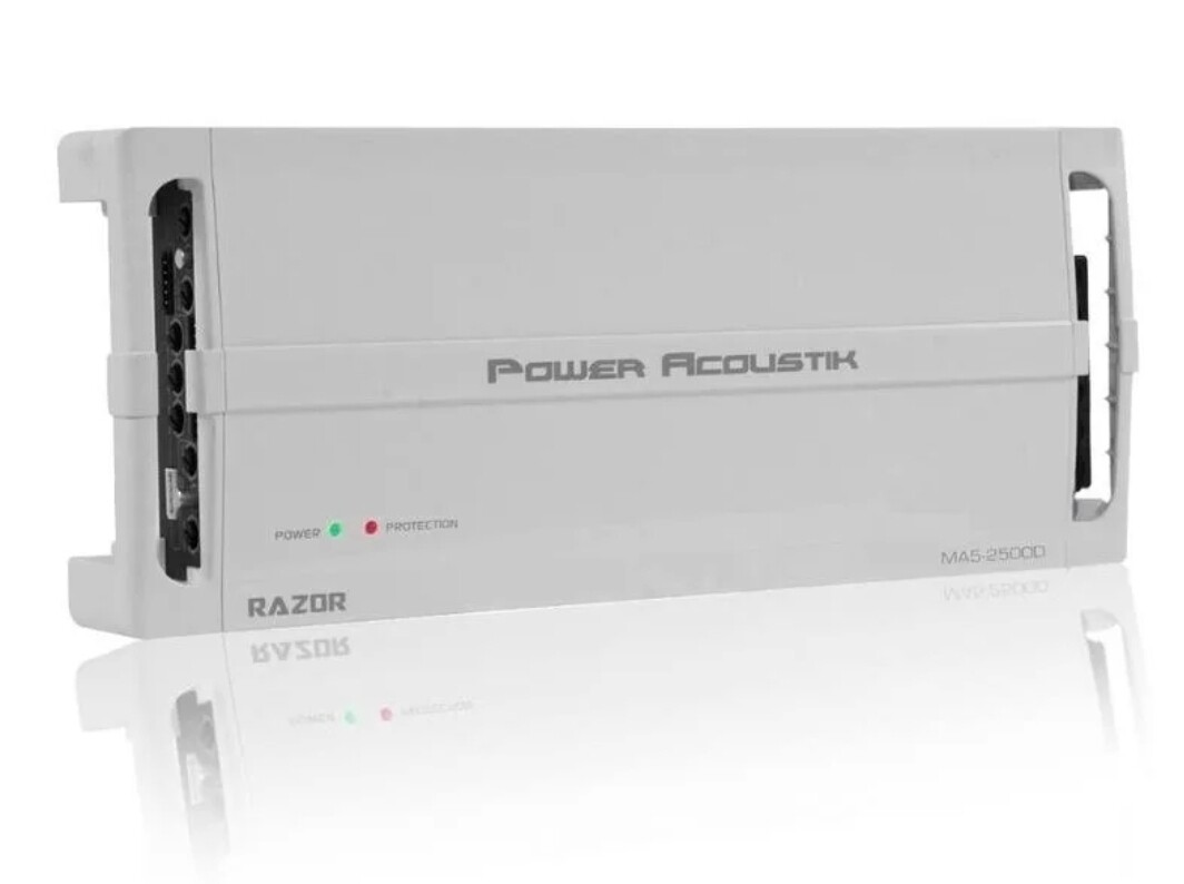 POWER ACOUSTIK MA52500D MARINE 5-CHANNEL CLASS D AMPLIFIER 2500W