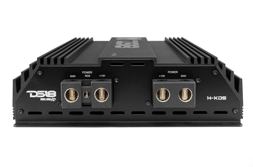 DS-18 H-K05 HOOLIGAN SPL 1-CHANNEL MONOBLOCK CAR AMPLIFIER, VOLTMETER, CLIP INDICATOR 5,000 WATTS RMS 1-OHM