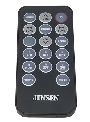 JENSEN DIGITAL MEDIA RECEIVER W/ BLUETOOTH REMOTE CONTROL