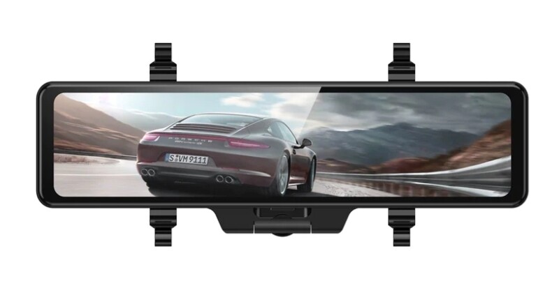 BOYO VTR1188M - 3 CHANNEL FULL HD TOUCH SCREEN MIRROR MONITOR DASH CAMWITH 360° PANORAMIC, FRONT &amp; REAR VIEW CAMERA RECORDING