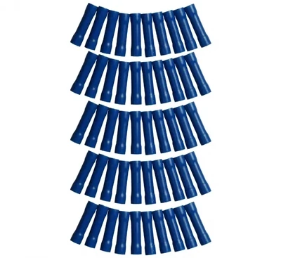Harmony Audio HA-BC1416 Car Stereo Butt Connectors 14 to 16 Gauge Wire Blue Color
