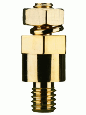 Install Bay GM38 Shiny Brass Battery Side Post Adapter Sold Individually