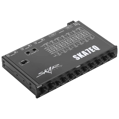 SKAR AUDIO SKA7EQ | 7 Band 1/2 DIN Car Audio Pre-Amp Graphic Equalizer