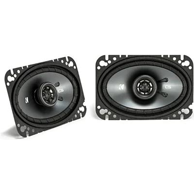 Kicker 43CSC464 4x6-inch Coaxial Speakers - Pair