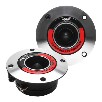 SKAR  AUDIO VX175-ST | 1.75&quot; High Compression Aluminum Bullet Super Tweeters - Pair