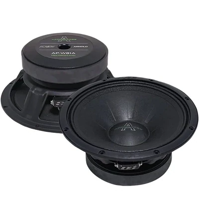 Deaf Bonce Car Audio 8&quot; Midrange Speakers Pair 600 Watt 4 Ohm Apocalypse AP-M81A