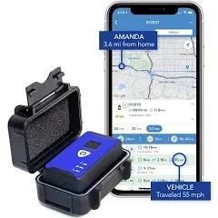 Brickhouse GPS Tracker for Vehicles - Spark Nano 7 Mini Car Tracker w/Magnetic Case - Hidden Car Tracker, Kids GPS Tracker - Real Time LTE Automotive Tracking - Vehicle Finder - Subscription Required