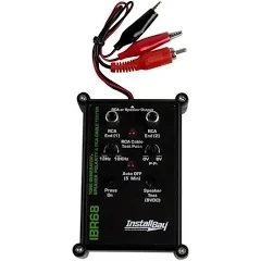 The Install Bay IBR68 9 Volt All in One RCA Cable and Speaker Tester