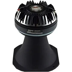 AudioPipe APHC-6278 7.5 Inch 400 Watt 8 Ohm Pro Compression Driver Tweeter Car Audio Speaker Amplifier Kit with Aluminum Horn, Black