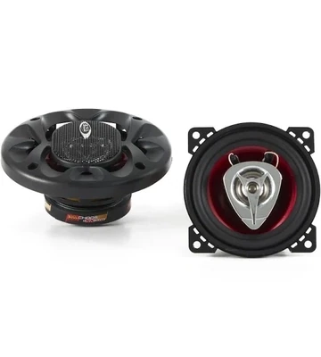 Boss Audio CH4220 4&quot; Speaker 2-Way Red Poly Injection Cone