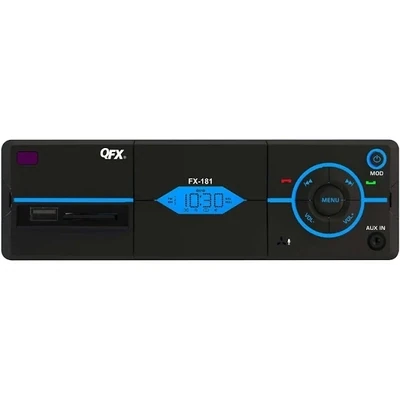 QFX FX-181 Bluetooth Car Stereo with Am FM Radio USB SD Ports
