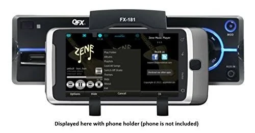 QFX FX-181 Bluetooth Car Stereo with Am FM Radio USB SD Ports