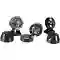 Power Acoustik NB4 Niobium Micro Dome Tweeter Speakers 2 ct Box