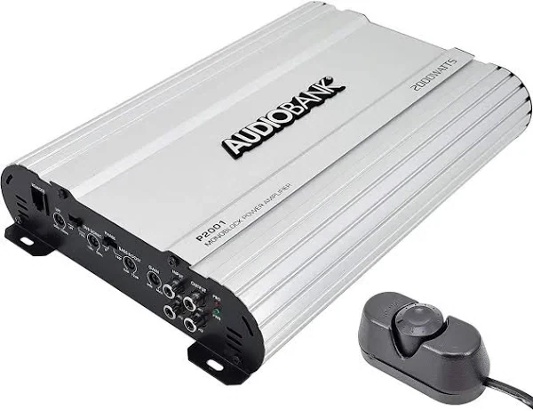 Audiobank P2001 Monoblock 2000 Watts Amp Class AB Car Audio Stereo Amplifier