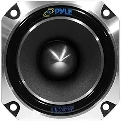 Pyle 1&#39;Car Audio Speaker Tweeter-300 Watt High Power 1 Inch Super Titanium Tweeter System Die Cast Aluminum Frame