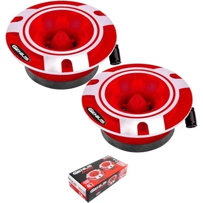 Genius Audio 
GPRO-T06 1&quot;, 35 Watts RMS - 150 Watts Max, Pro Audio Super Tweeter Speaker, Aluminum Diaphragm Car Audio Speaker, Ferrite Y25 Magnet, 4 Ohms (2 Speakers)