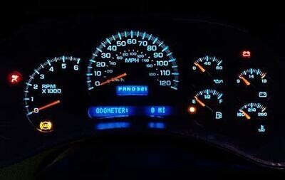 White LED Lights Instrument Cluster | GM &amp; Chevy 03-06