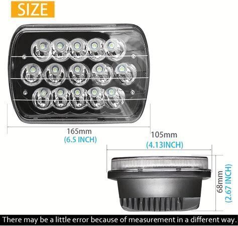CO LIGHT 2pcs Car LED Headlight High Low Beam Waterproof Without Battery 120W H6054 H6052 H6041 For Ford For Chevy For Toyota